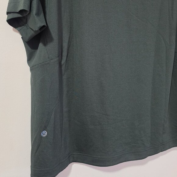 Lululemon EasySet Training Short-Sleeve Shirt - Rainforest Green - Men's Size M - Picture 5 of 8